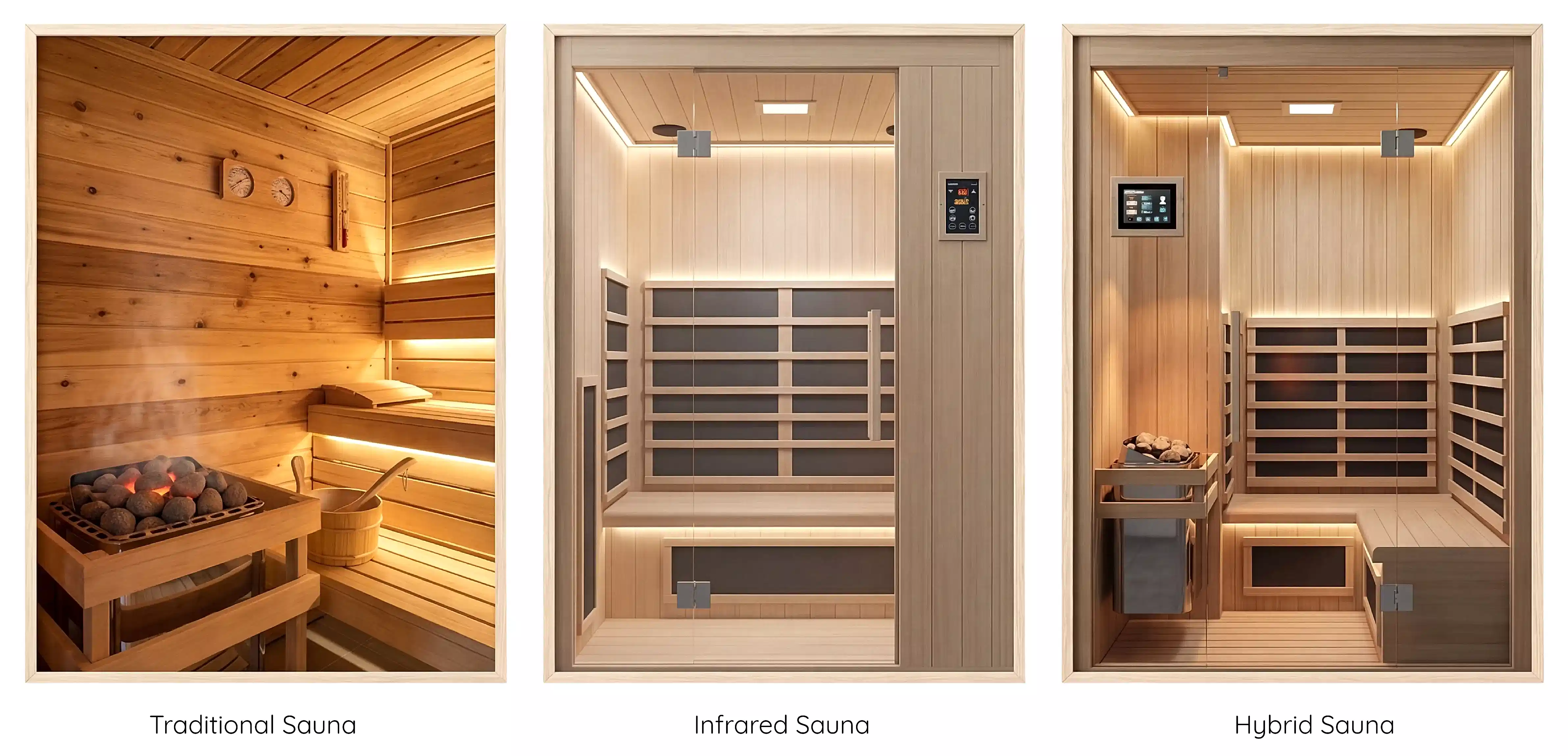 types of sauna