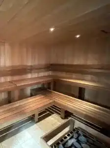 bespoke sauna and fire suppression system installation by luxpool 15