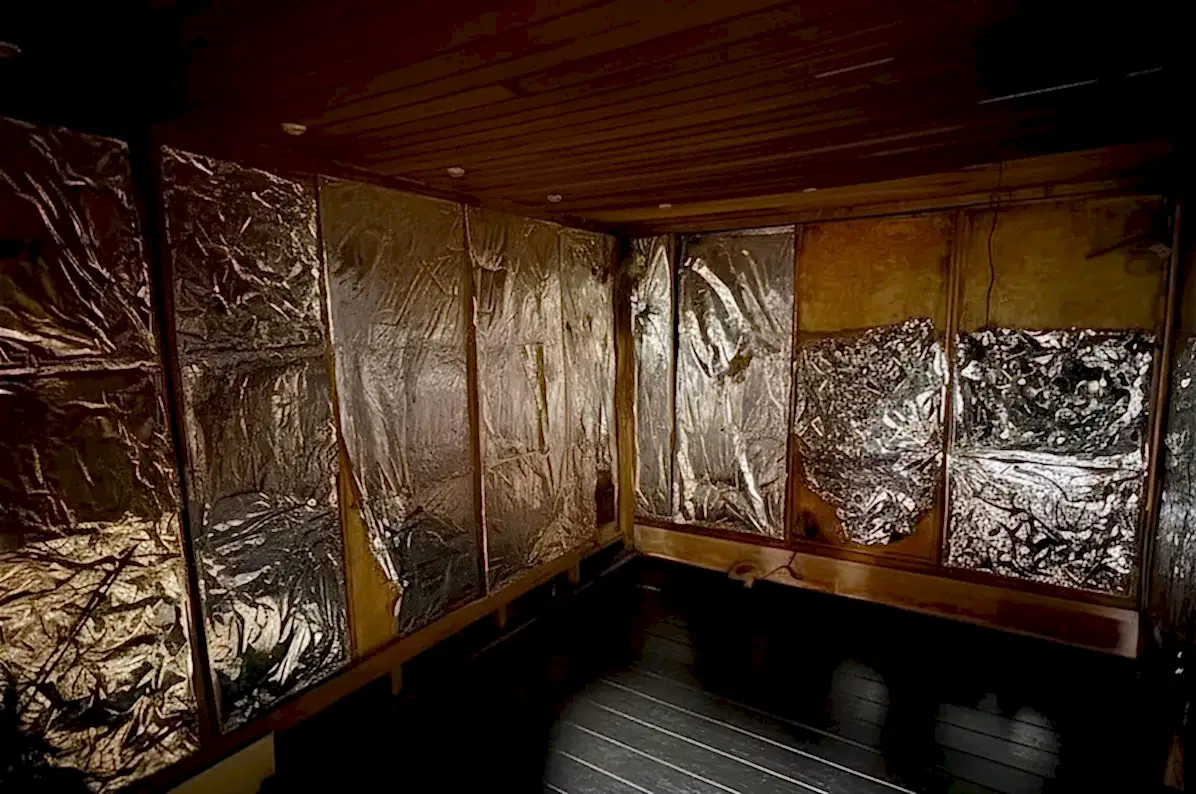bespoke commercial sauna before works